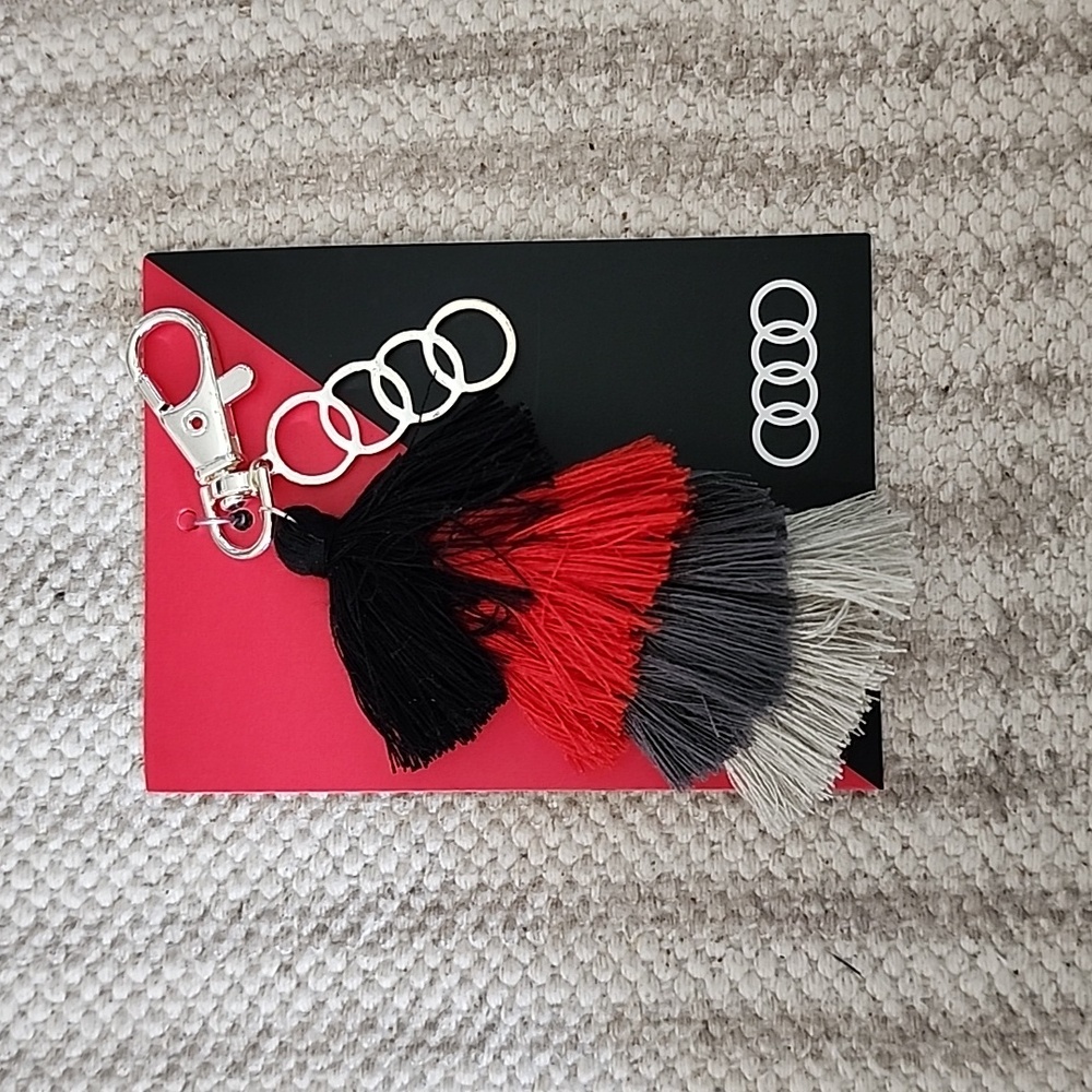 *sold* Audi Tassel Key Chain Key Ring